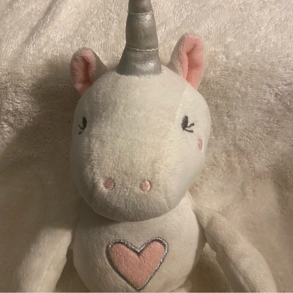 Bananafish Studio Unicorn Plush White w/Pink Heart